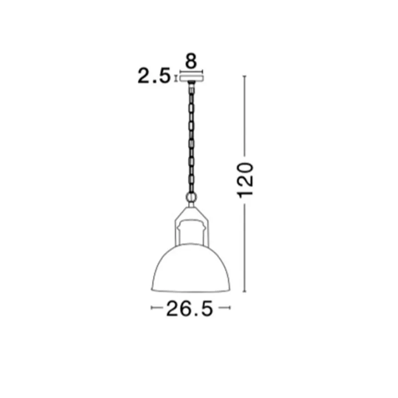 Pendul QUIN Nova Luce Modern, E27, 9020411, Grecia