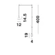 Suspensie MARCE Nova Luce Modern, Led, 9028811, Grecia