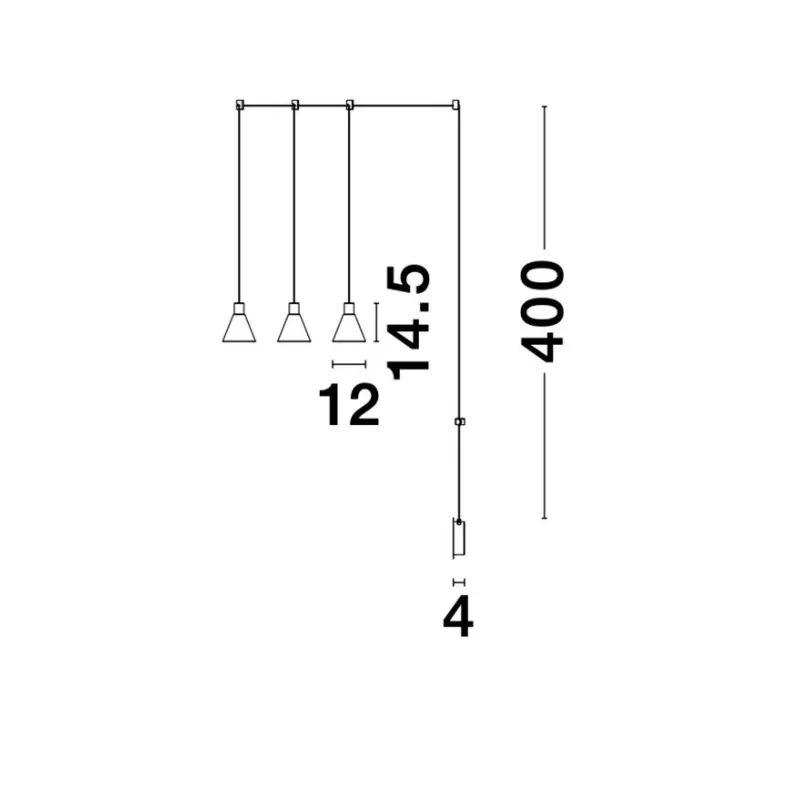 Suspensie MARCE Nova Luce Modern, Led, 9028813, Grecia