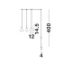 Suspensie MARCE Nova Luce Modern, Led, 9028813, Grecia