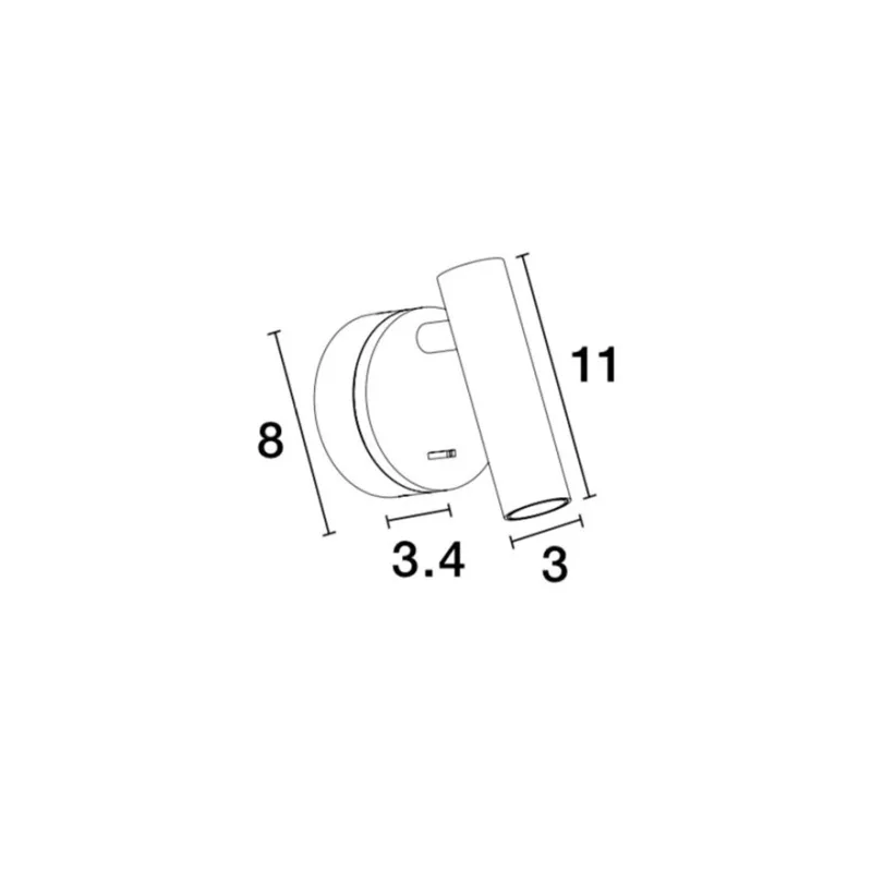 Aplica Tehnica CLIP Nova Luce Modern, Led, 9030201, Grecia