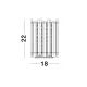 Aplica ELEMENT Nova Luce Modern, G9, 9046500, Grecia