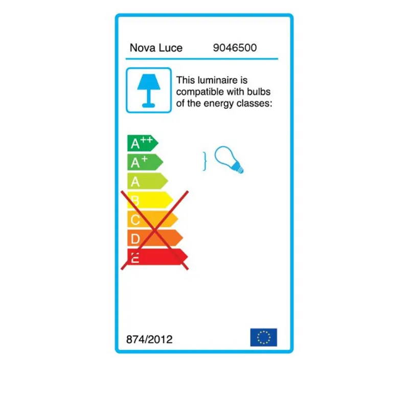 Aplica ELEMENT Nova Luce Modern, G9, 9046500, Grecia