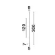 Pendul ELETTRA Nova Luce Modern, Led, 9088107, Grecia