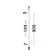 Pendul ELETTRA Nova Luce Modern, Led, 9088109, Grecia