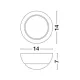 Aplica ODIN Nova Luce Modern, Led, 910161, Grecia