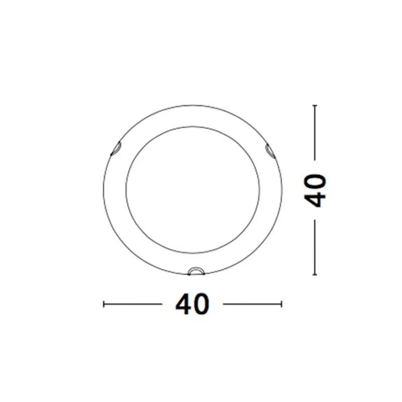 Plafoniera BENITO Nova Luce Modern, E27, 9112041, Grecia