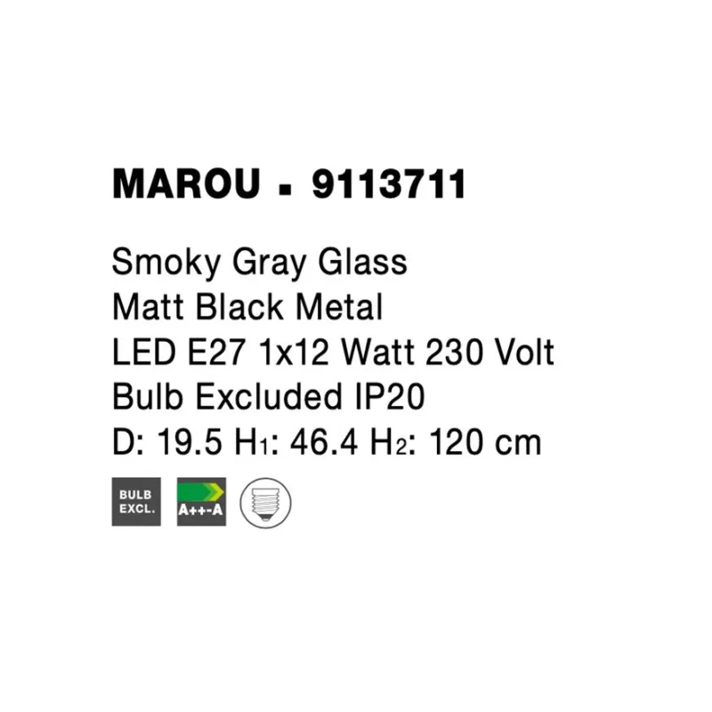 Pendul BOHO Nova Luce Modern, E27, 8040402, Grecia