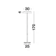 Lampadar Tehnic VITI Nova Luce Modern, Led, 9155182, Grecia