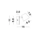 Aplica Tehnica BIAGIO Nova Luce Modern, Led, 9155361, Grecia