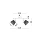 Plafoniera SION Nova Luce Modern, E14, 9155422, Grecia