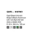 Pendul CAYO Nova Luce Modern, Led, 9157901, Grecia