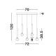 Suspensie CAYO Nova Luce Modern, Led, 9157910, Grecia