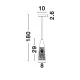 Pendul KOVAC Nova Luce Modern, G9, 9160191, Grecia