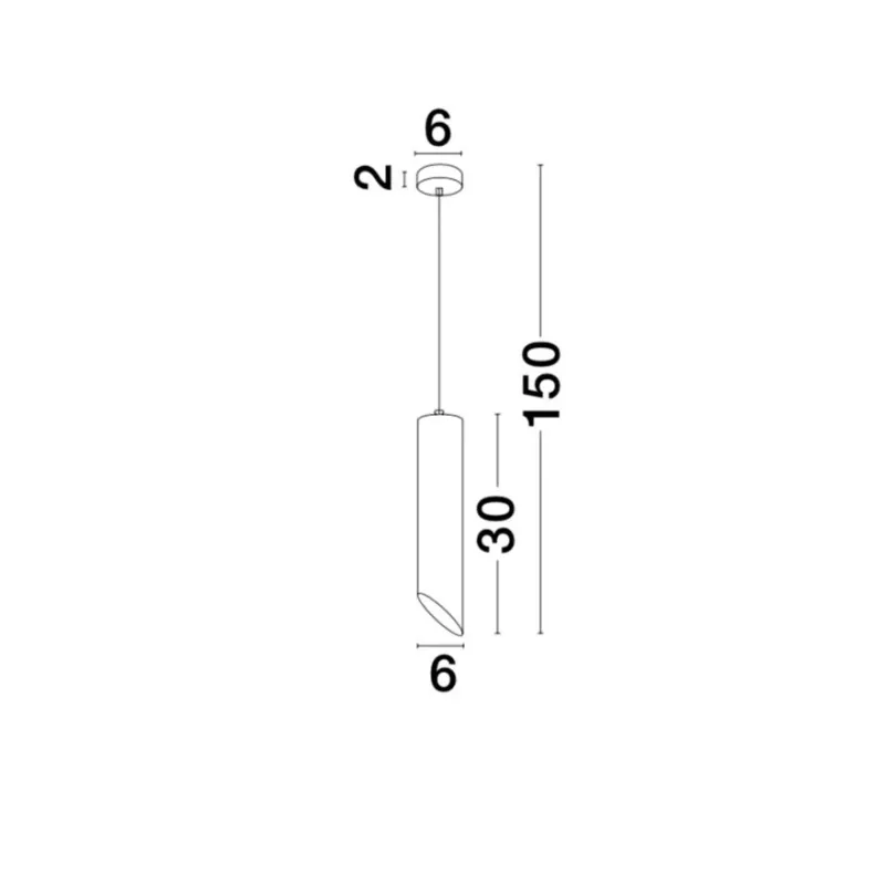 Pendul Tehnic PERO Nova Luce Modern, GU10, 9184376, Grecia