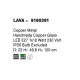 Pendul LAVA Nova Luce Modern, E27, 9190391, Grecia
