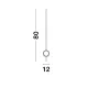 Aplica KEDO Nova Luce Modern, Led, 9190618, Grecia