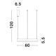 Suspensie MOTIF Nova Luce Modern, Led, 9190640, Grecia