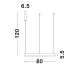 Suspensie MOTIF Nova Luce Modern, Led, 9190648, Grecia