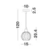 Pendul ODELL Nova Luce Modern, E14, 9190881, Grecia