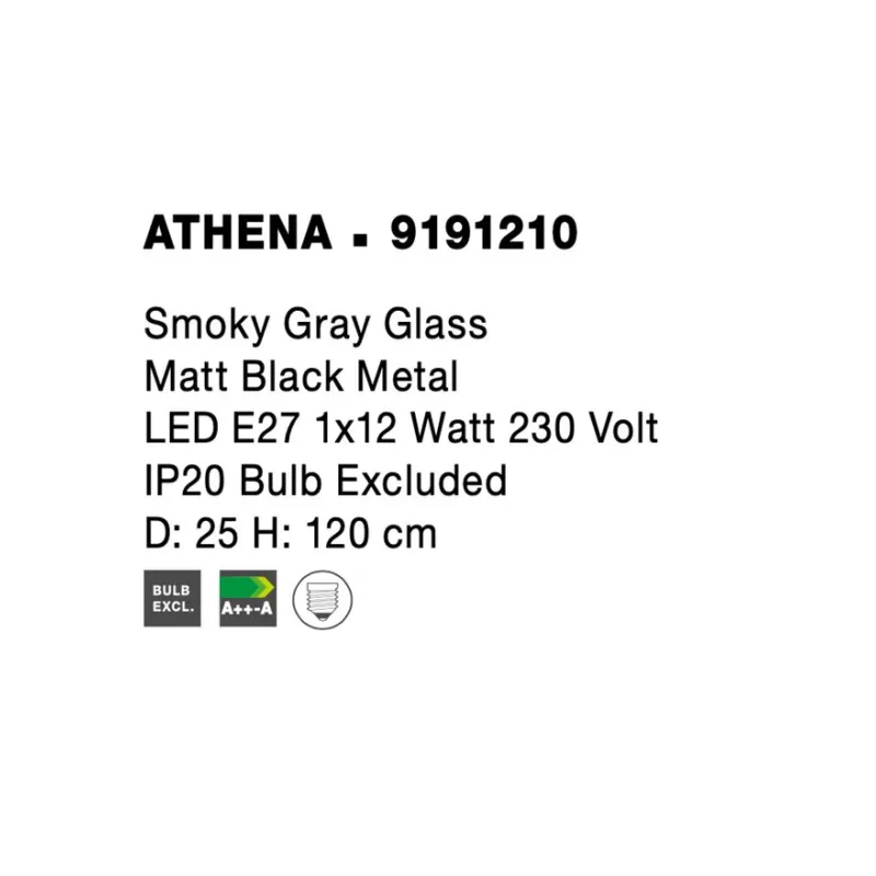 Pendul ATHENA Nova Luce Modern, E27, 9191210, Grecia