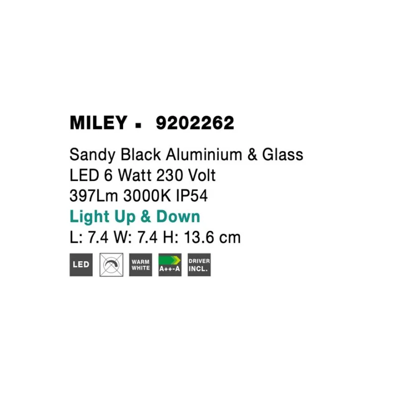 Aplica Tehnica MILEY Nova Luce Modern, Led, 9202262, Grecia