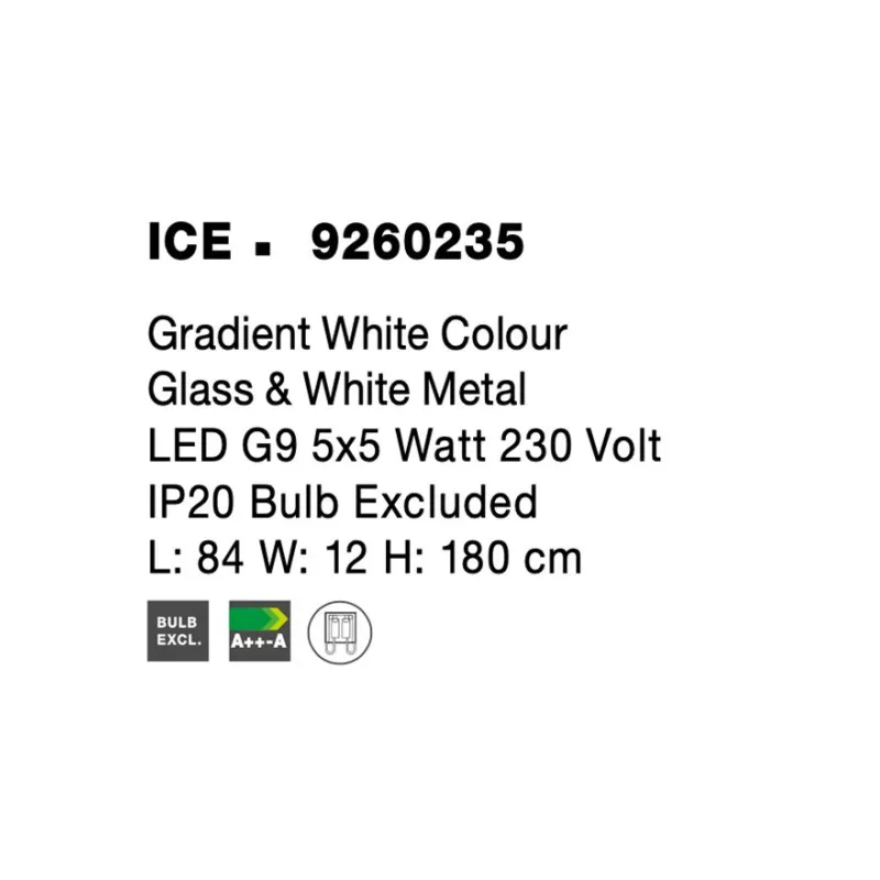 Suspensie ICE Nova Luce Modern, G9, 9260235, Grecia