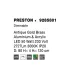 Suspensie PRESTON Nova Luce Modern, Led, 9285801, Grecia