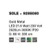 Pendul SOLE Nova Luce Modern, Led, 9288080, Grecia