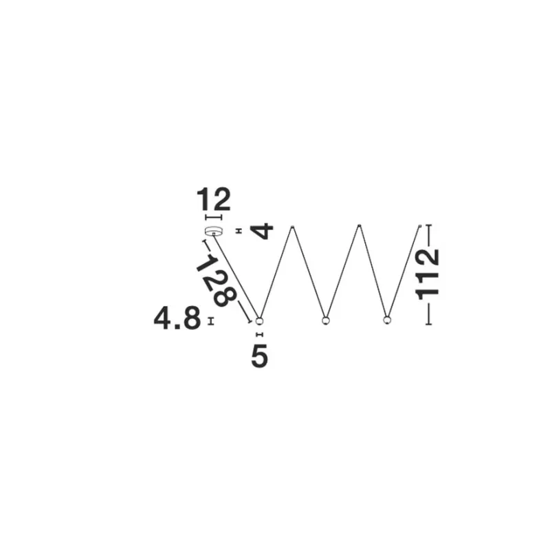 Candelabru NOCCI Nova Luce Modern, Led, 9303941, Grecia