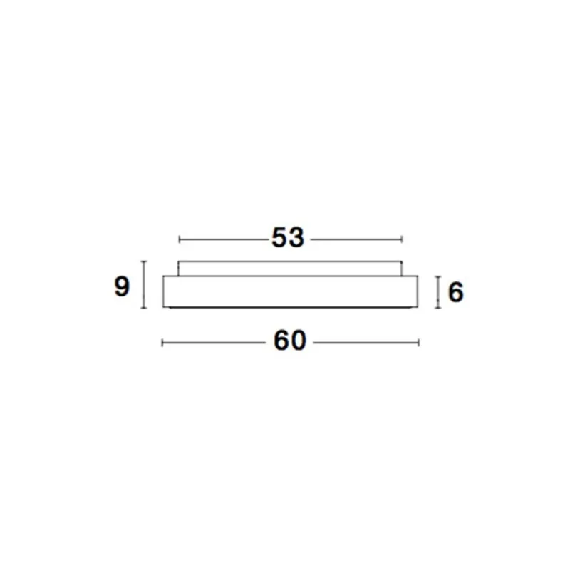 Plafoniera Tehnica RANDO THIN Nova Luce Modern, Led, 9353851, Grecia