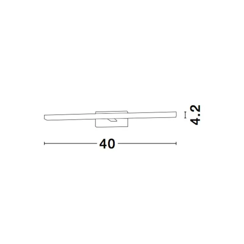 Aplica Baie CORSO Nova Luce Modern, Led, 9400402, Grecia