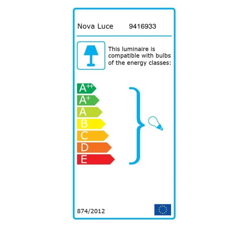 Suspensie MIRALE Nova Luce Modern, E27, 9416933, Grecia