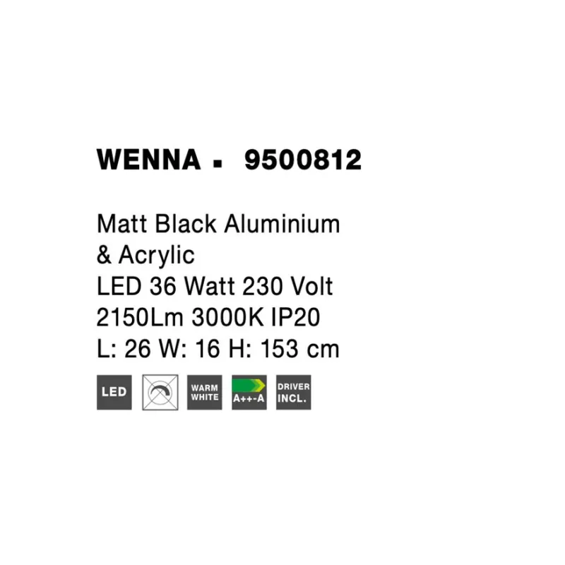 Lampadar CORNICE Nova Luce Modern, Led, 9500812, Grecia