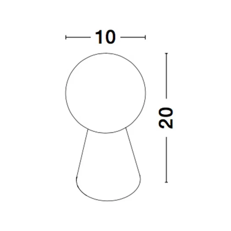 Veioza ORION Nova Luce Modern, G9, 9577011, Grecia