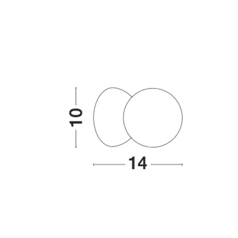 Plafoniera ZERO Nova Luce Modern, G9, 9577013, Grecia