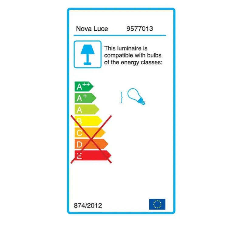 Plafoniera ZERO Nova Luce Modern, G9, 9577013, Grecia