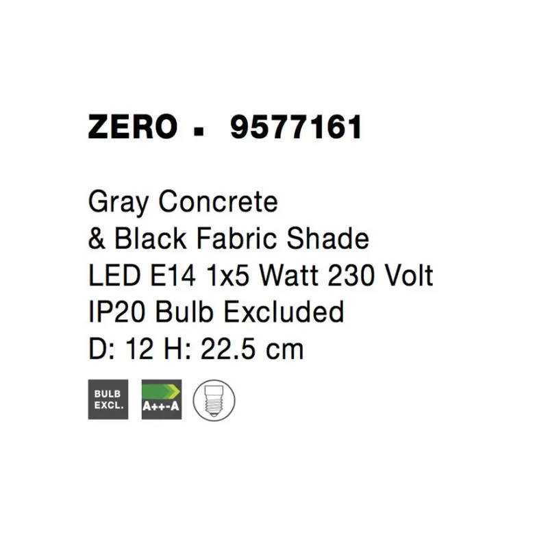 Veioza ORION Nova Luce Modern, E14, 9577161, Grecia