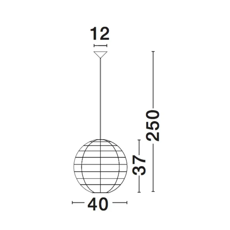 Pendul MELODY Nova Luce Modern, E27, 9581501, Grecia
