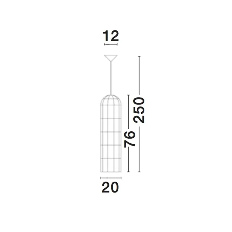 Pendul MIA Nova Luce Modern, E27, 9585081, Grecia
