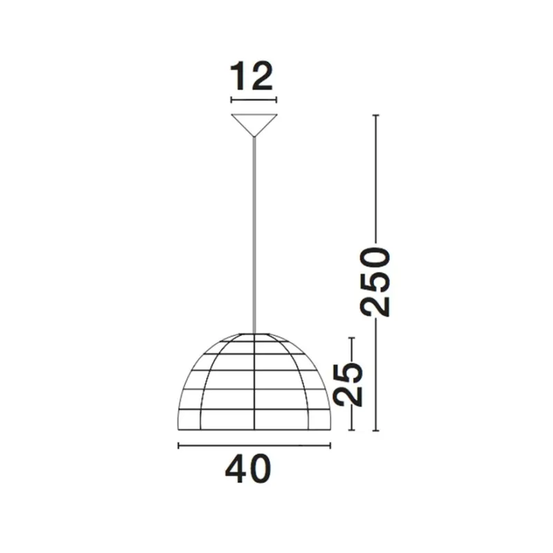 Pendul MELODY Nova Luce Modern, E27, 9586446, Grecia