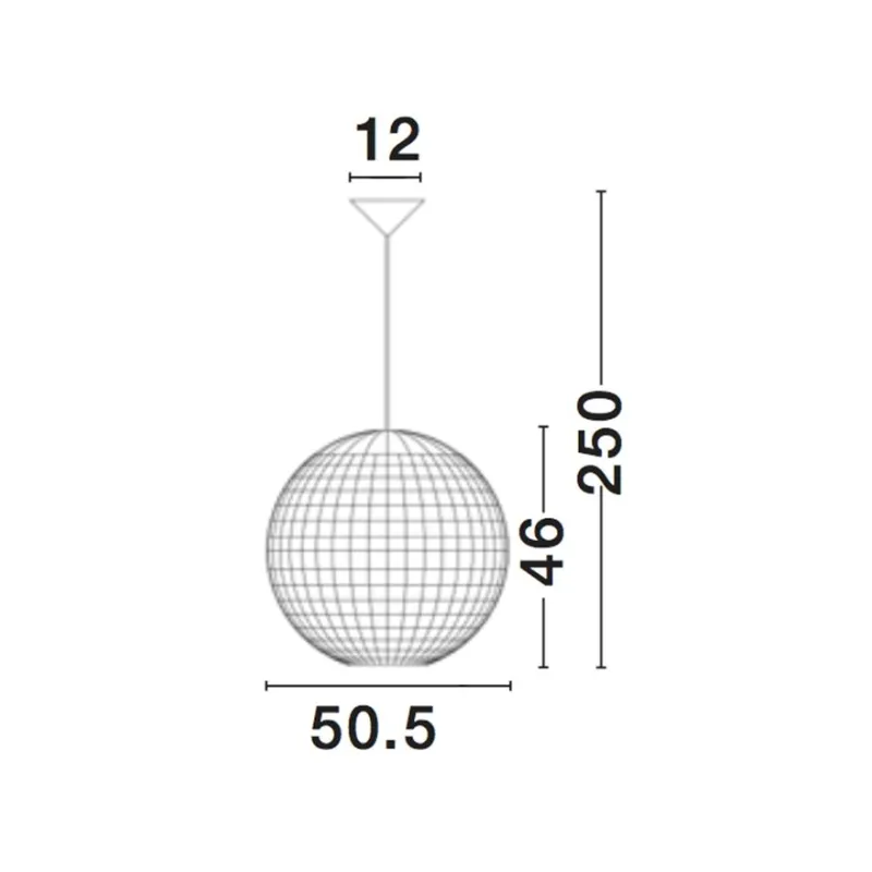 Pendul GRIFFIN Nova Luce Modern, E27, 9587122, Grecia
