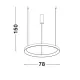 Suspensie PERTINO Nova Luce Modern, Led, 9853685, Grecia