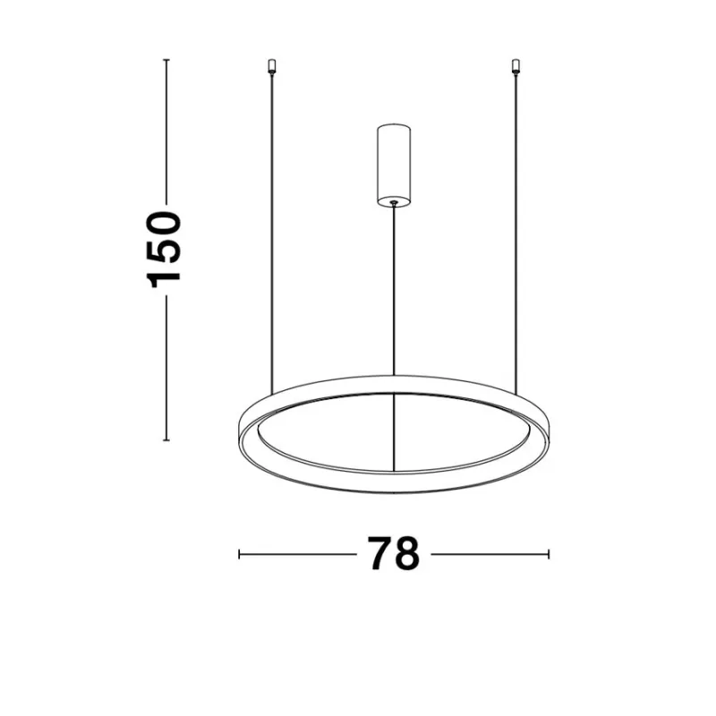 Suspensie PERTINO Nova Luce Modern, Led, 9853686, Grecia
