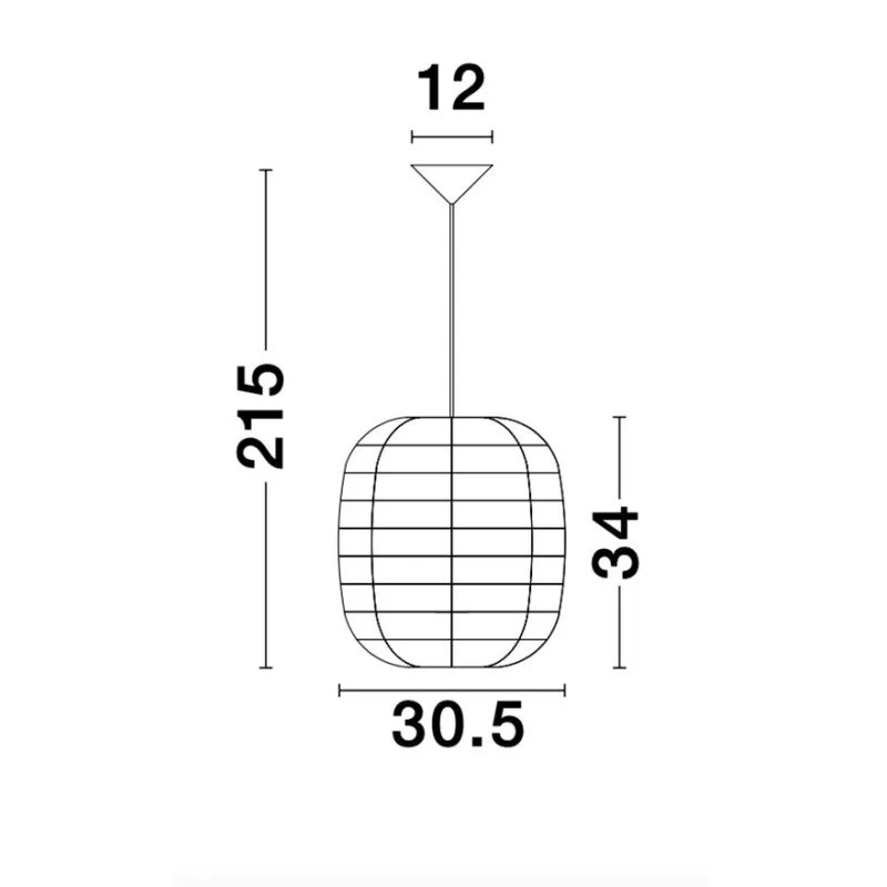Pendul MELODY Nova Luce Modern, E27, 9858719, Grecia