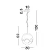 Pendul MAYAN Nova Luce Modern, E27, 9988105, Grecia