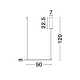 Suspensie ETERNA Nova Luce Modern, Led, 9990735, Grecia