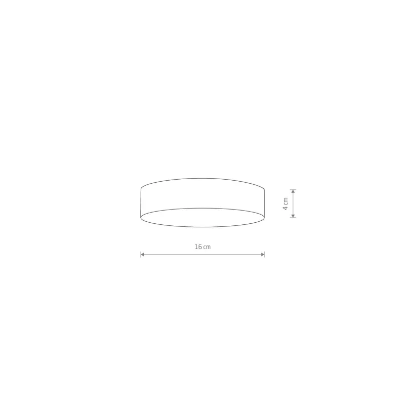 Plafoniera Lid Round Led 25W 10403 Nowodvorski LED, Alb, Polonia