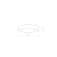 Plafoniera Lid Round Led 35W 10404 Nowodvorski LED, Alb, Polonia