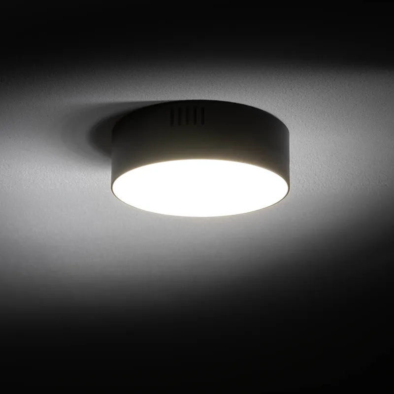 Plafoniera Lid Round Led 15W 10415 Nowodvorski LED, Negru, Polonia